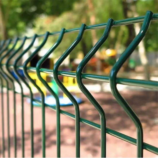 3D изогнутые панели с ПВХ покрытием, забор из проволочной сетки, садовый забор, стальной забор, верхняя кривая дверь, забор, анти
